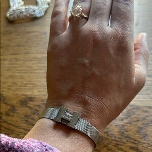 Hermès Silver Mesh Bracelet (dupe)
